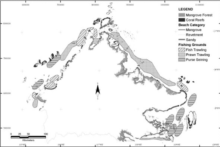 Sabah shoreline management plan (Borneo, Malaysia) : Ecosystems and pollution